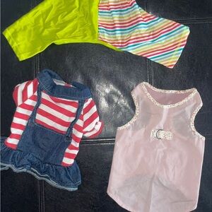 3 clothing piece for small dogs, XS and Small